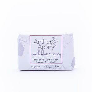 Sweet Bliss & Honey Mini Soap By Anther Apiary