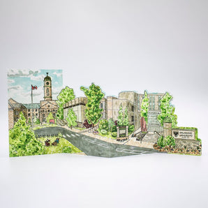 Tri-Fold Dalhousie University Ave Card By Bard