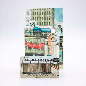 Tri-Fold Spring Garden Road Card By Bard