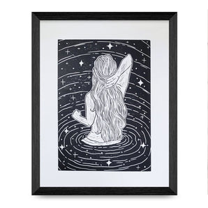 Under The Stars 8.5x11 Print By Fine Art Erin Hollingshead