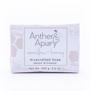 Vanilla & Honey 3.5oz Soap By Anther Apiary