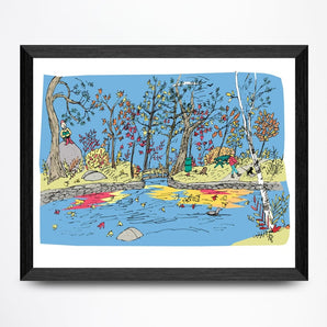 Walk in the Park 11x8.5 Print By Emma FitzGerald Art &