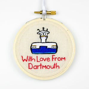 With Love From Dartmouth Embroidery By Katiebette